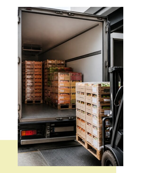 Перевозка сельхозпродукции на паллетах с доставкой в Сланцы